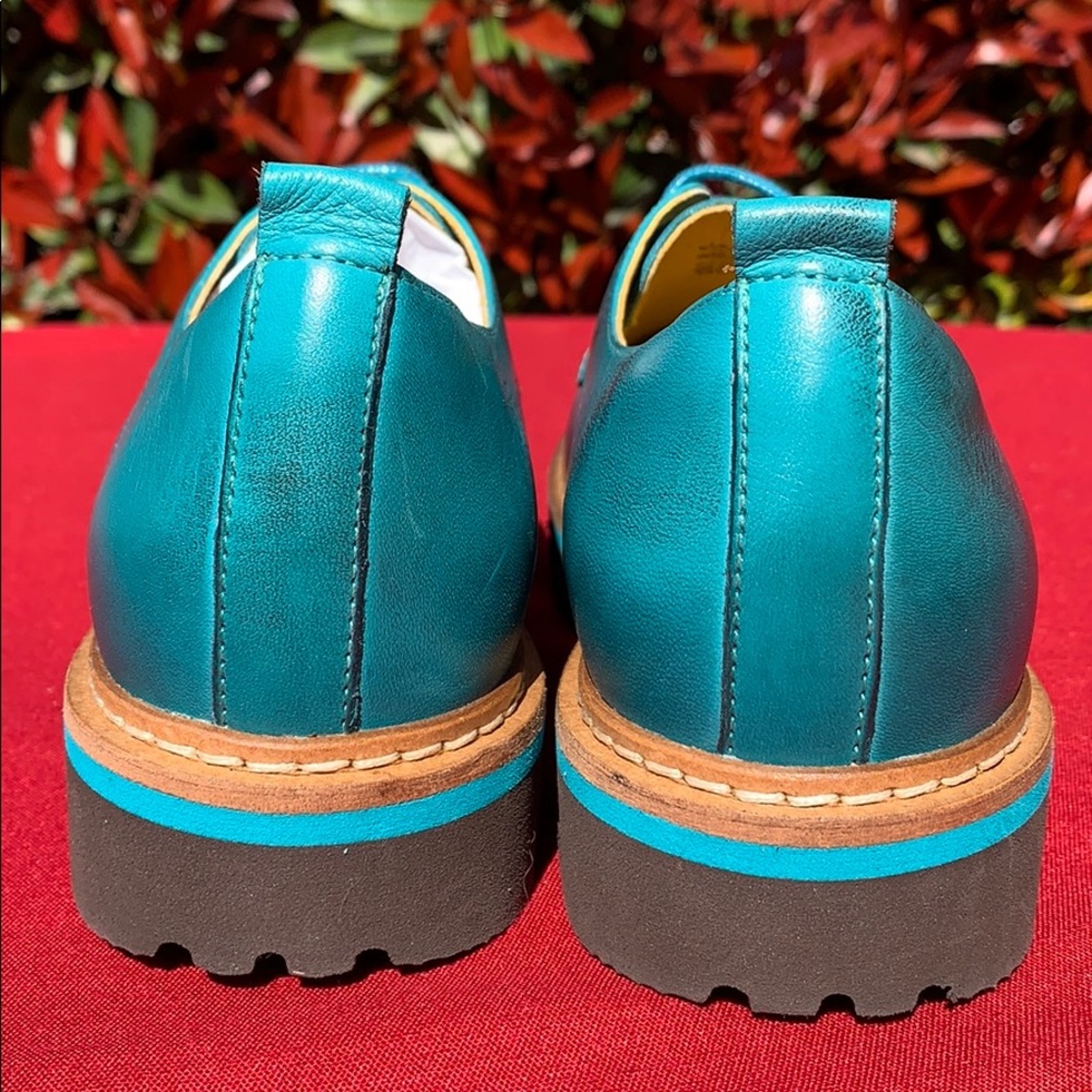 Jafa 397 Teal Loafers Size 38 NWOB - Picture 6 of 10